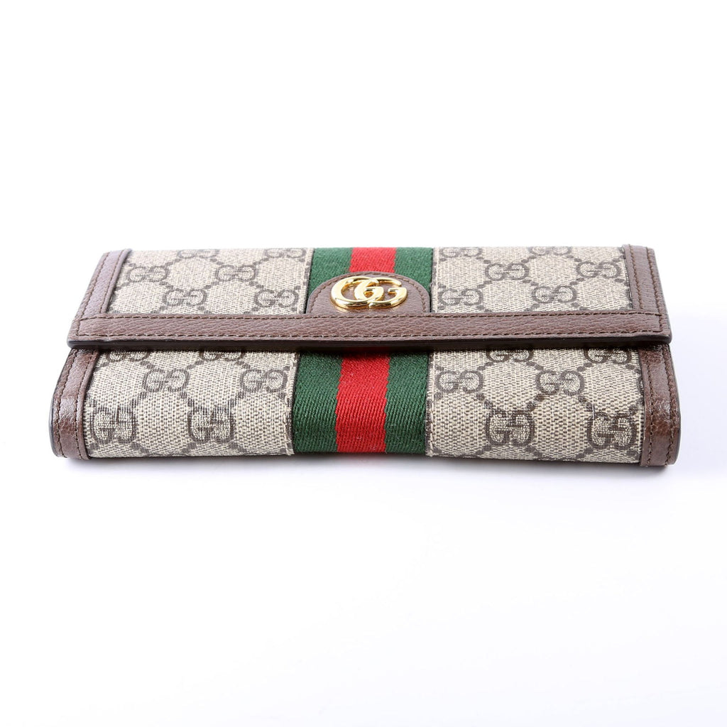 523153 Ophidia Flap Wallet Brown