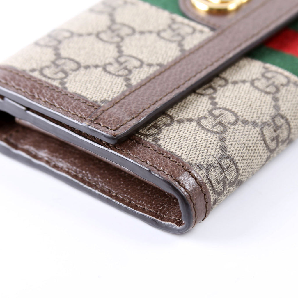 523153 Ophidia Flap Wallet Brown