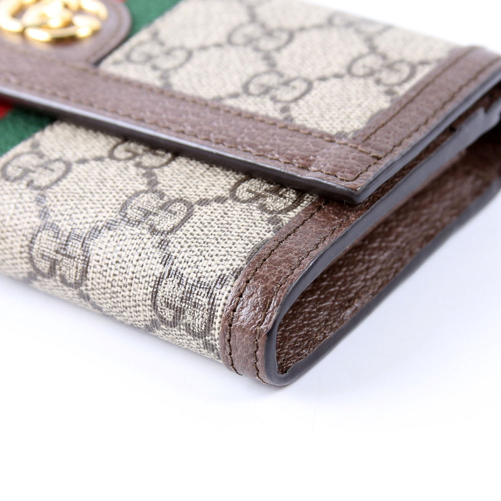 523153 Ophidia Flap Wallet Brown