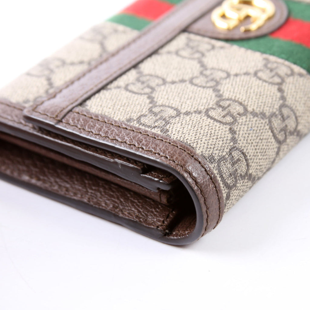 523153 Ophidia Flap Wallet Brown