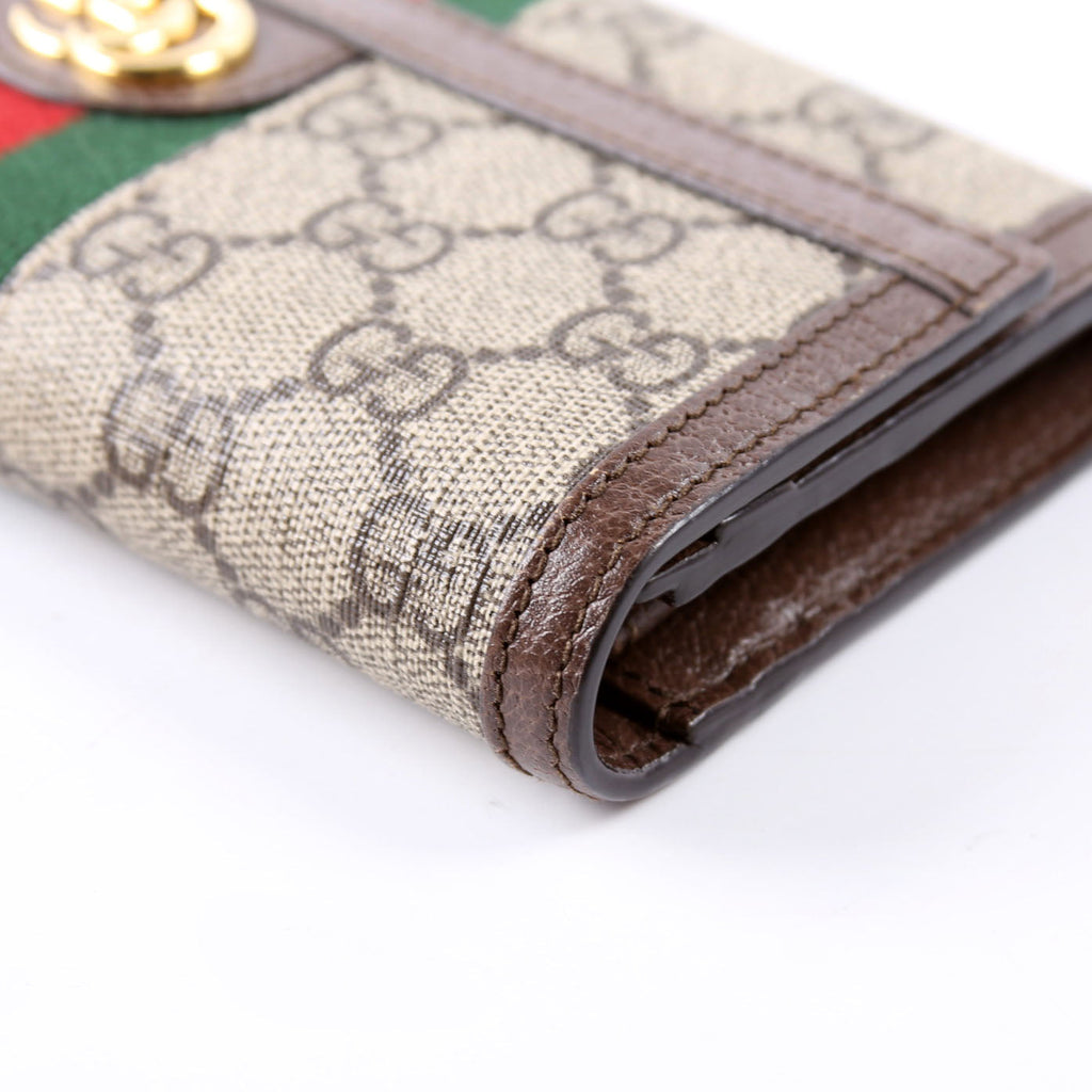 523153 Ophidia Flap Wallet Brown