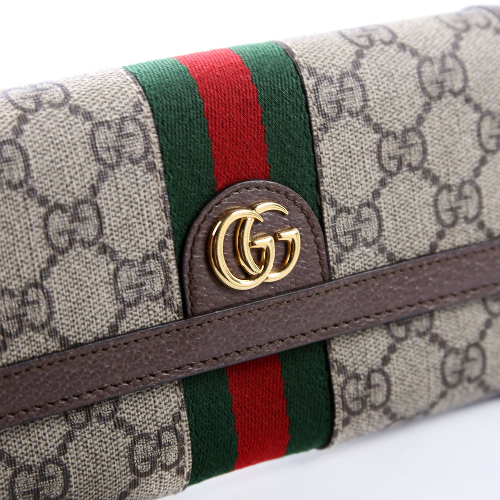 523153 Ophidia Flap Wallet Brown