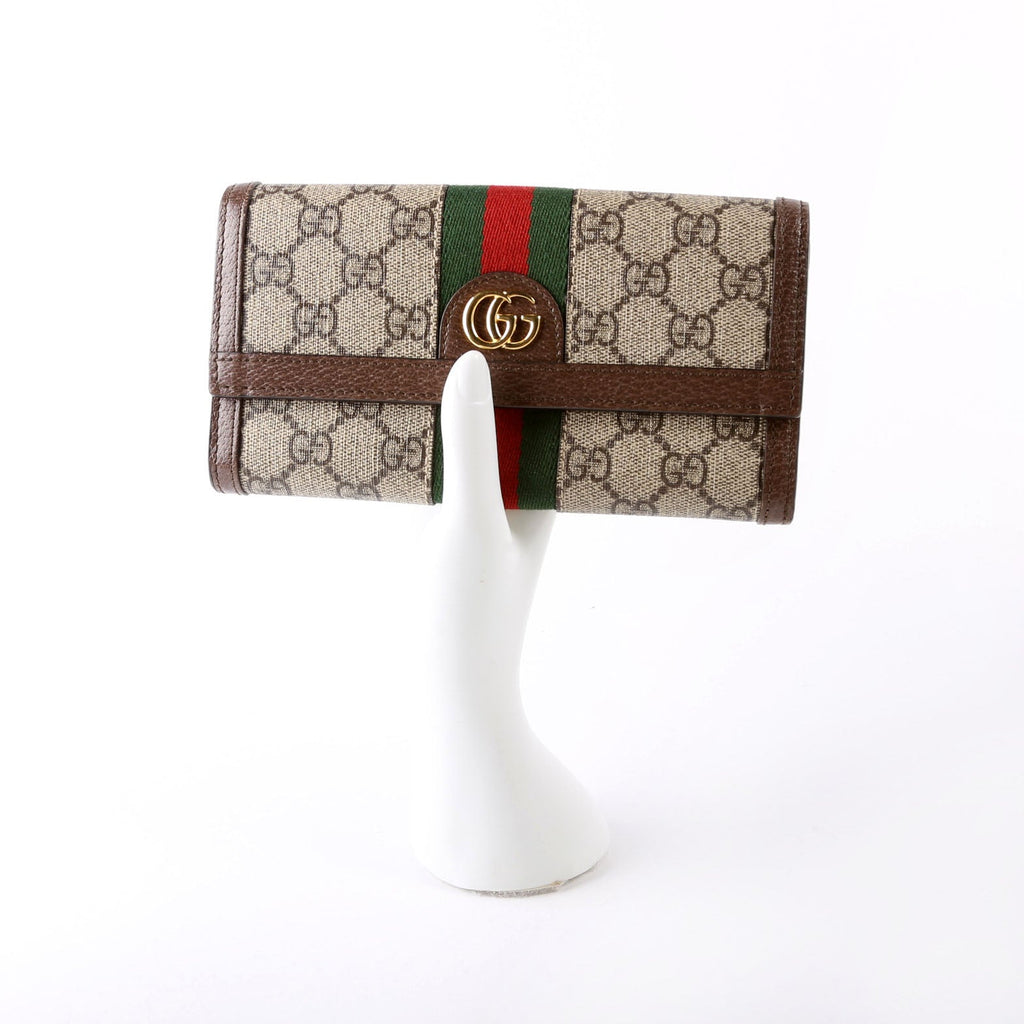 523153 Ophidia Flap Wallet Brown