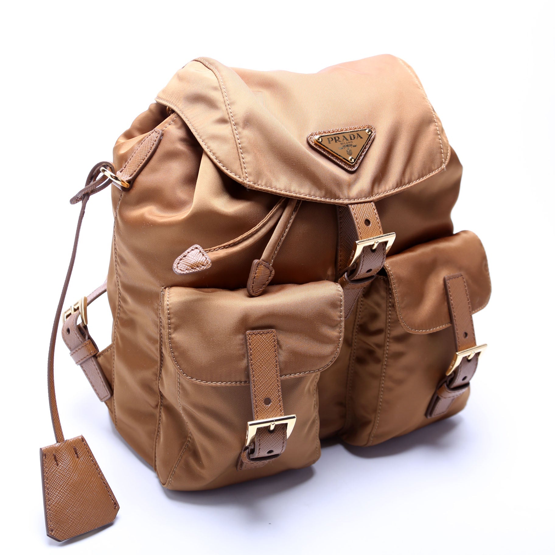 1BZ6YY Re-Edition 1978 Re-Nylon Backpack Small Brown