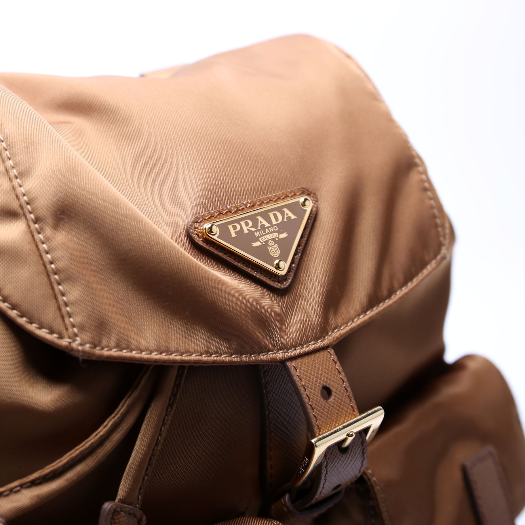 1BZ6YY Re-Edition 1978 Re-Nylon Backpack Small Brown