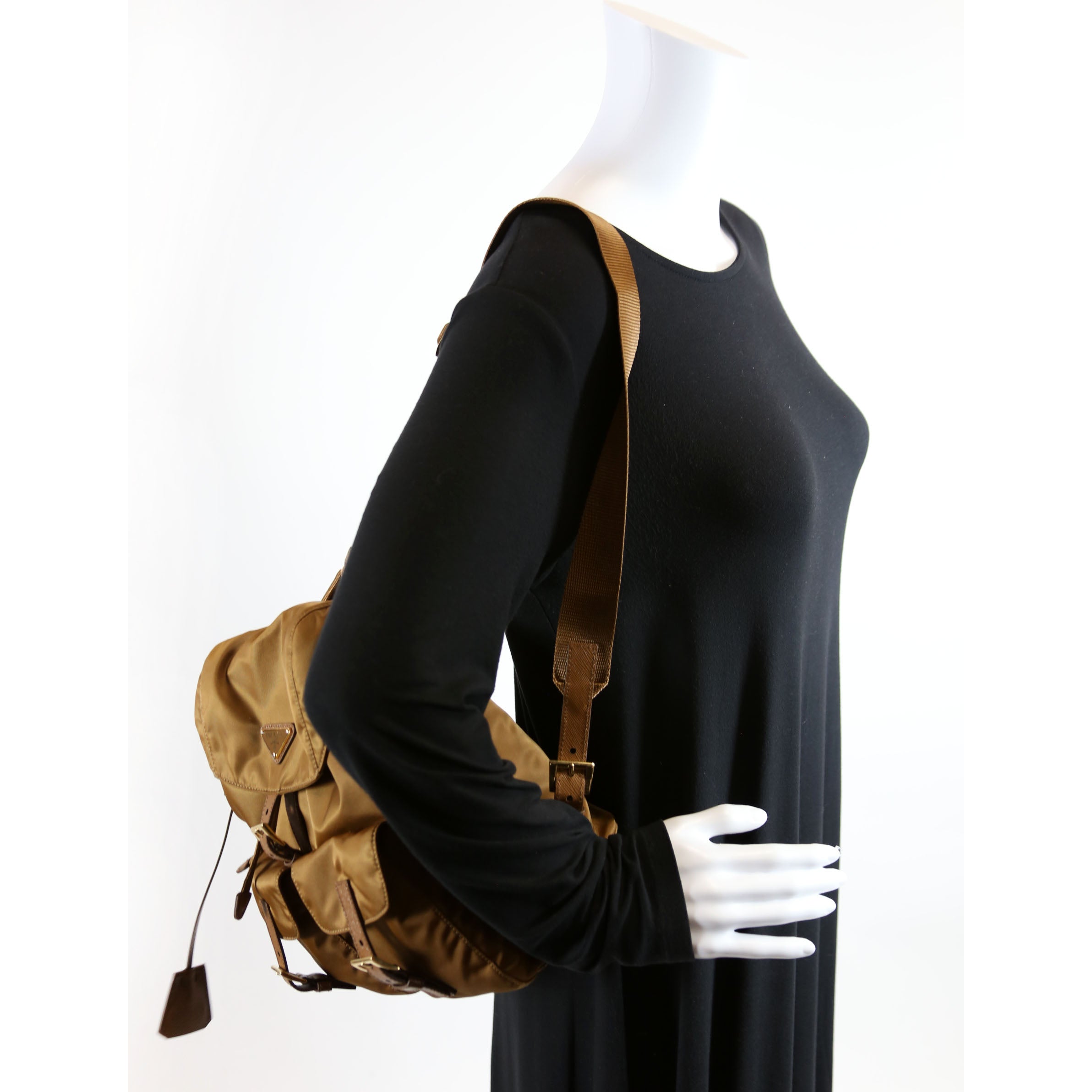 1BZ6YY Re-Edition 1978 Re-Nylon Backpack Small Brown