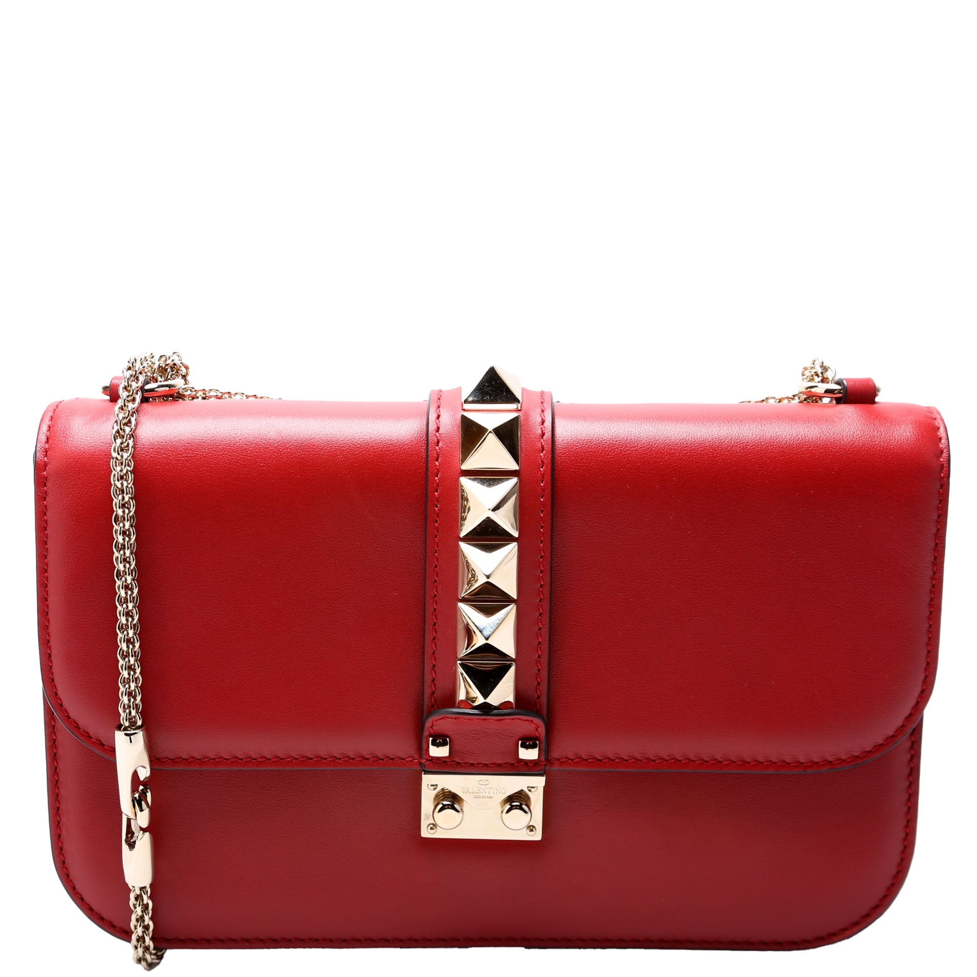 Rockstud Glam Lock Medium Red