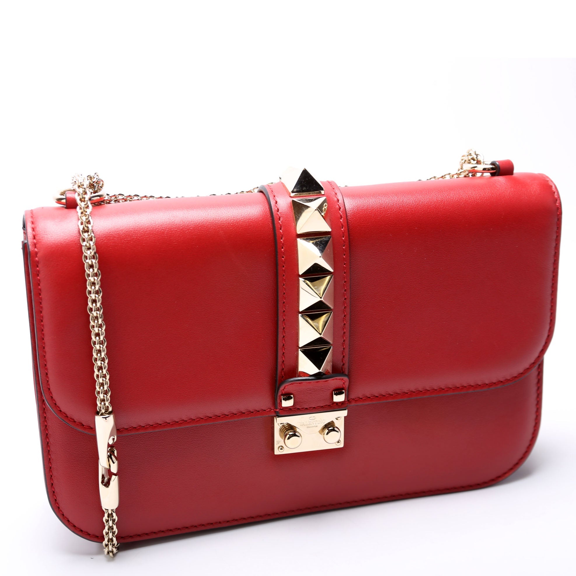 Rockstud Glam Lock Medium Red