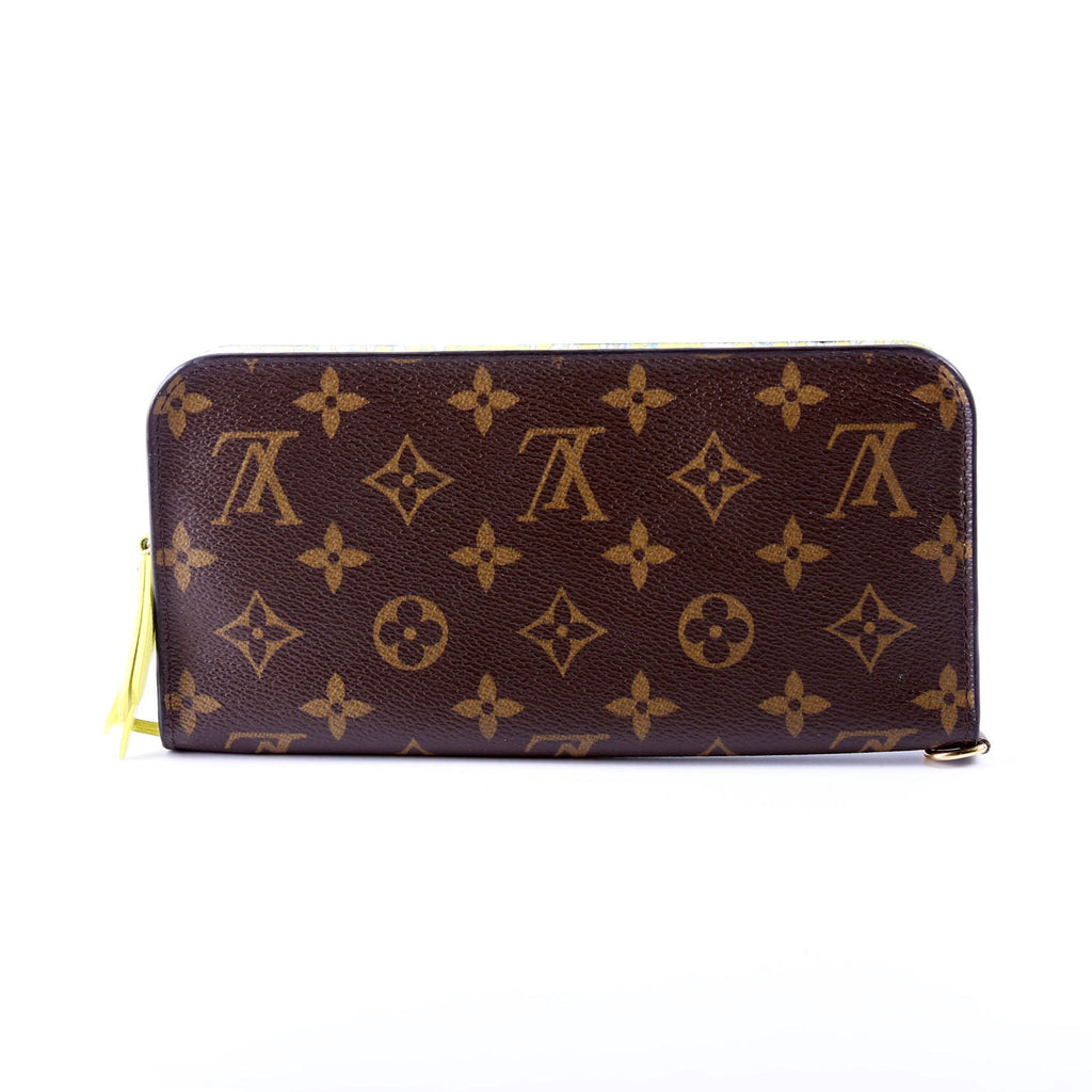 Insolite Wallet Fleuri Monogram Yellow