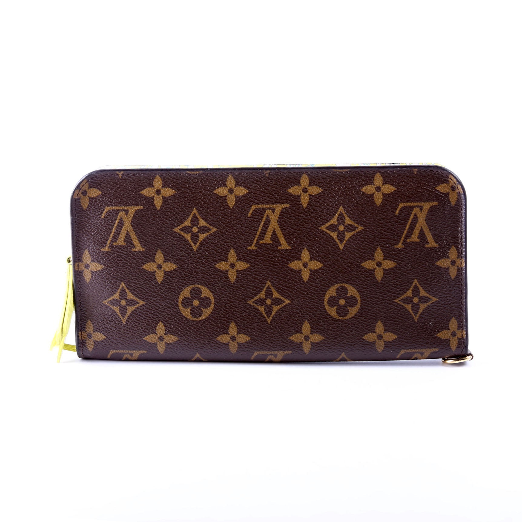 Insolite Wallet Fleuri Monogram Yellow