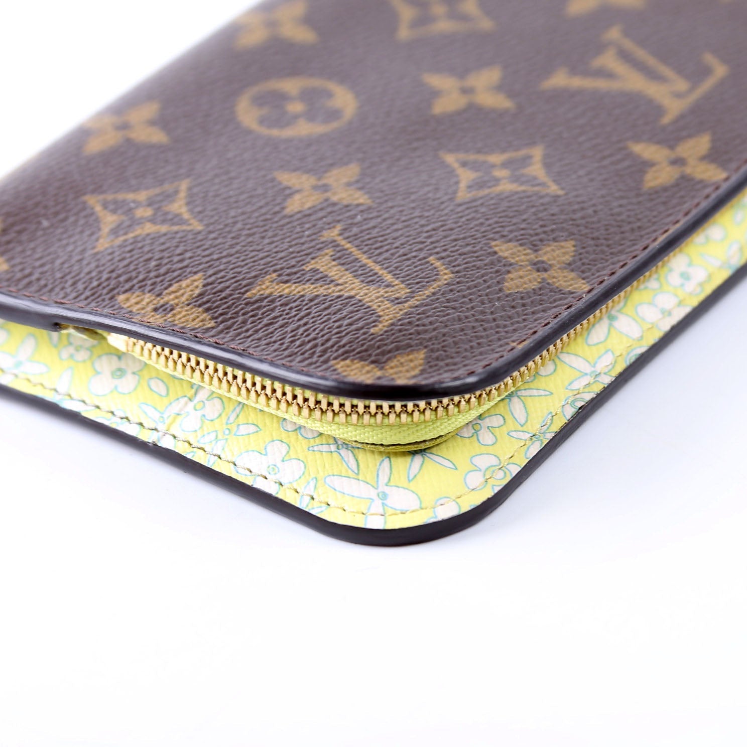 Insolite Wallet Fleuri Monogram Yellow