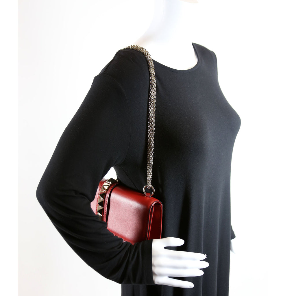 Rockstud Glam Lock Medium Red