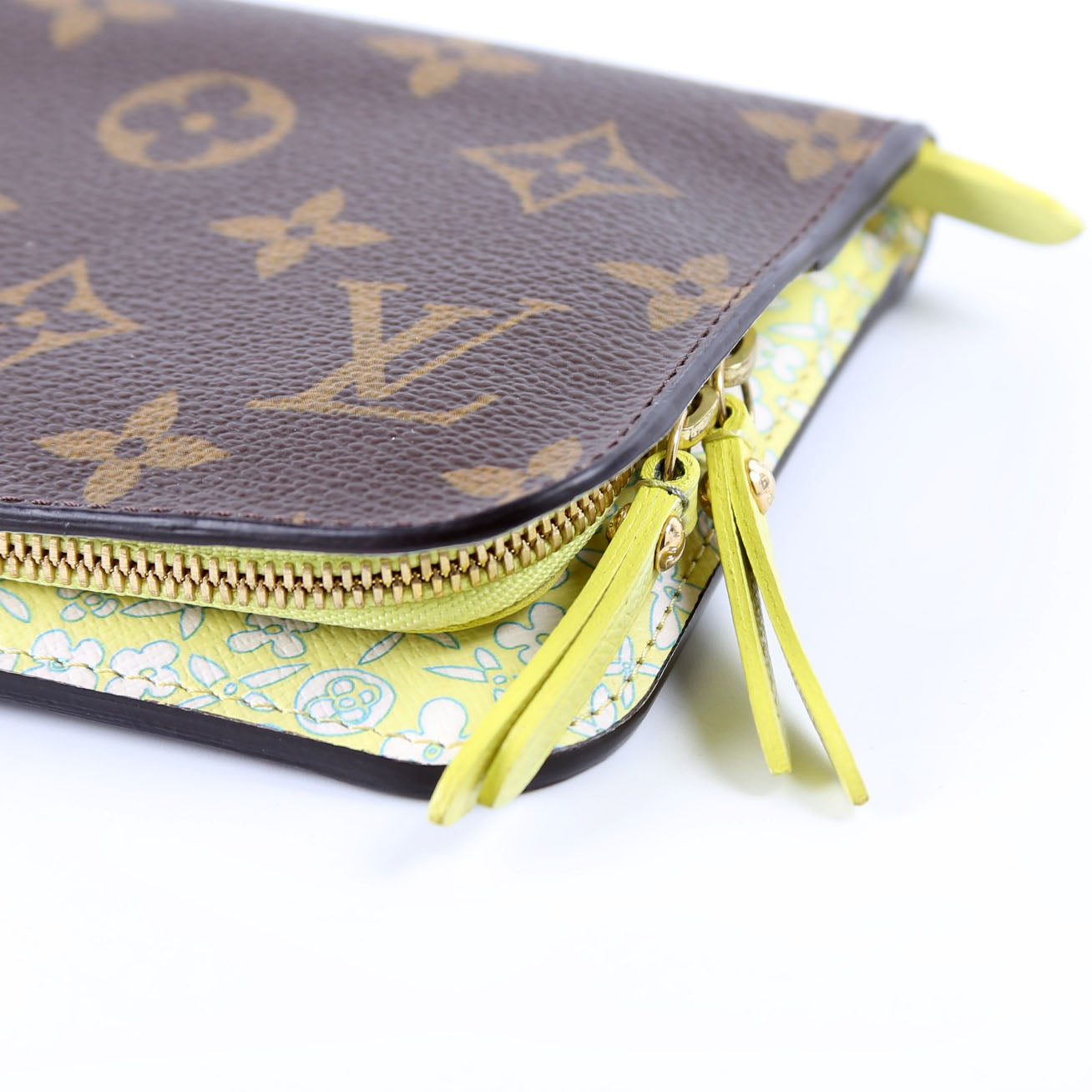 Insolite Wallet Fleuri Monogram Yellow