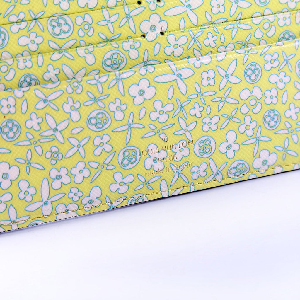 Insolite Wallet Fleuri Monogram Yellow