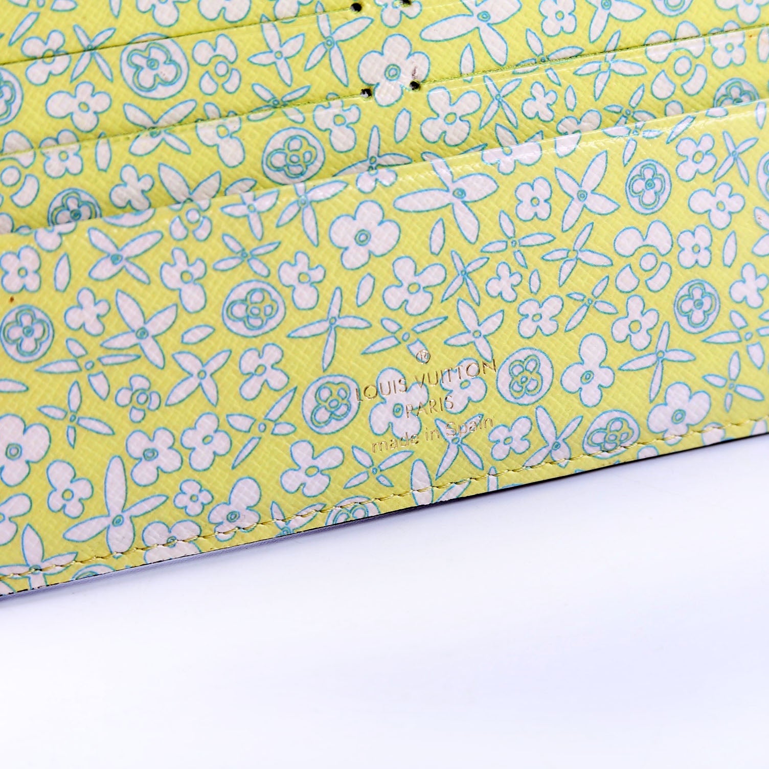Insolite Wallet Fleuri Monogram Yellow