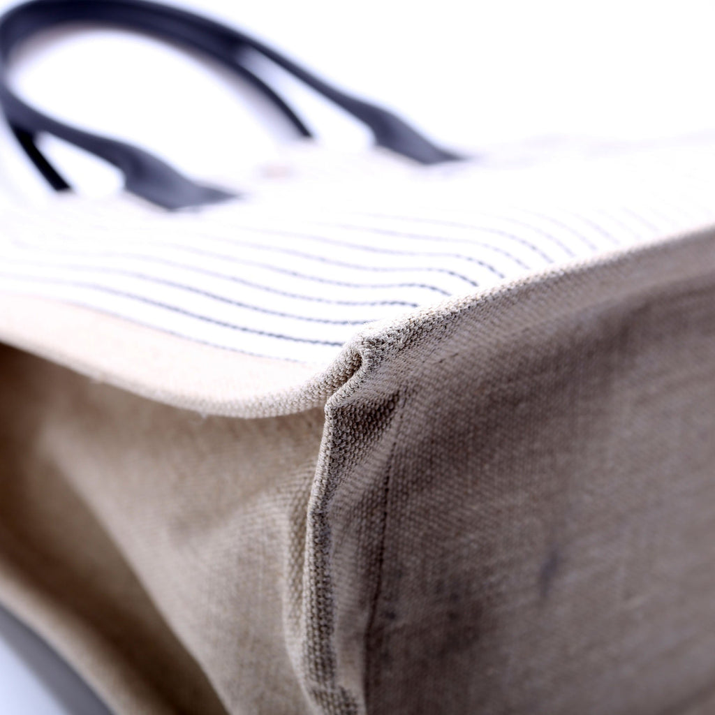 Rive Gauche Tote Bag Beige/Black