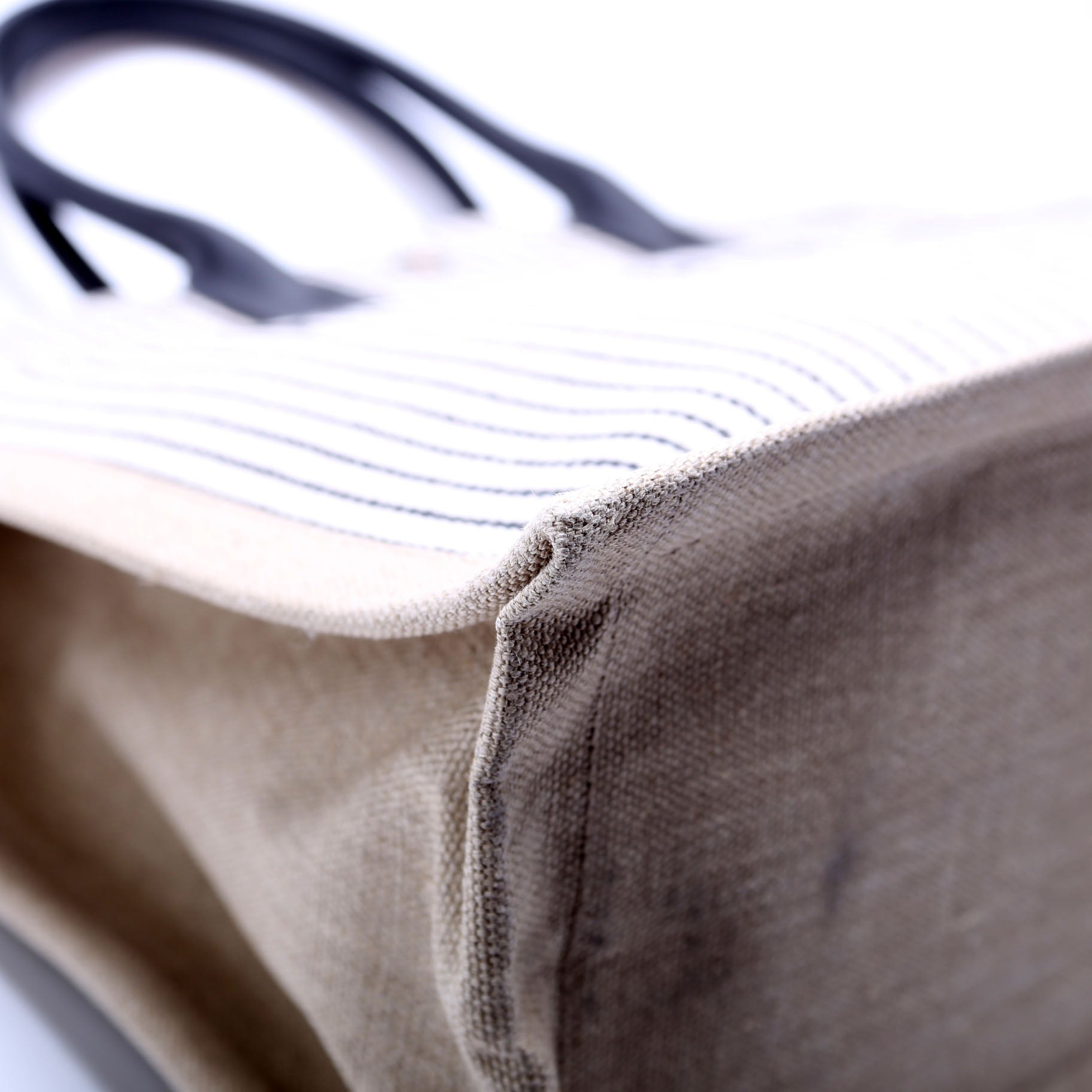 Rive Gauche Tote Bag Beige/Black