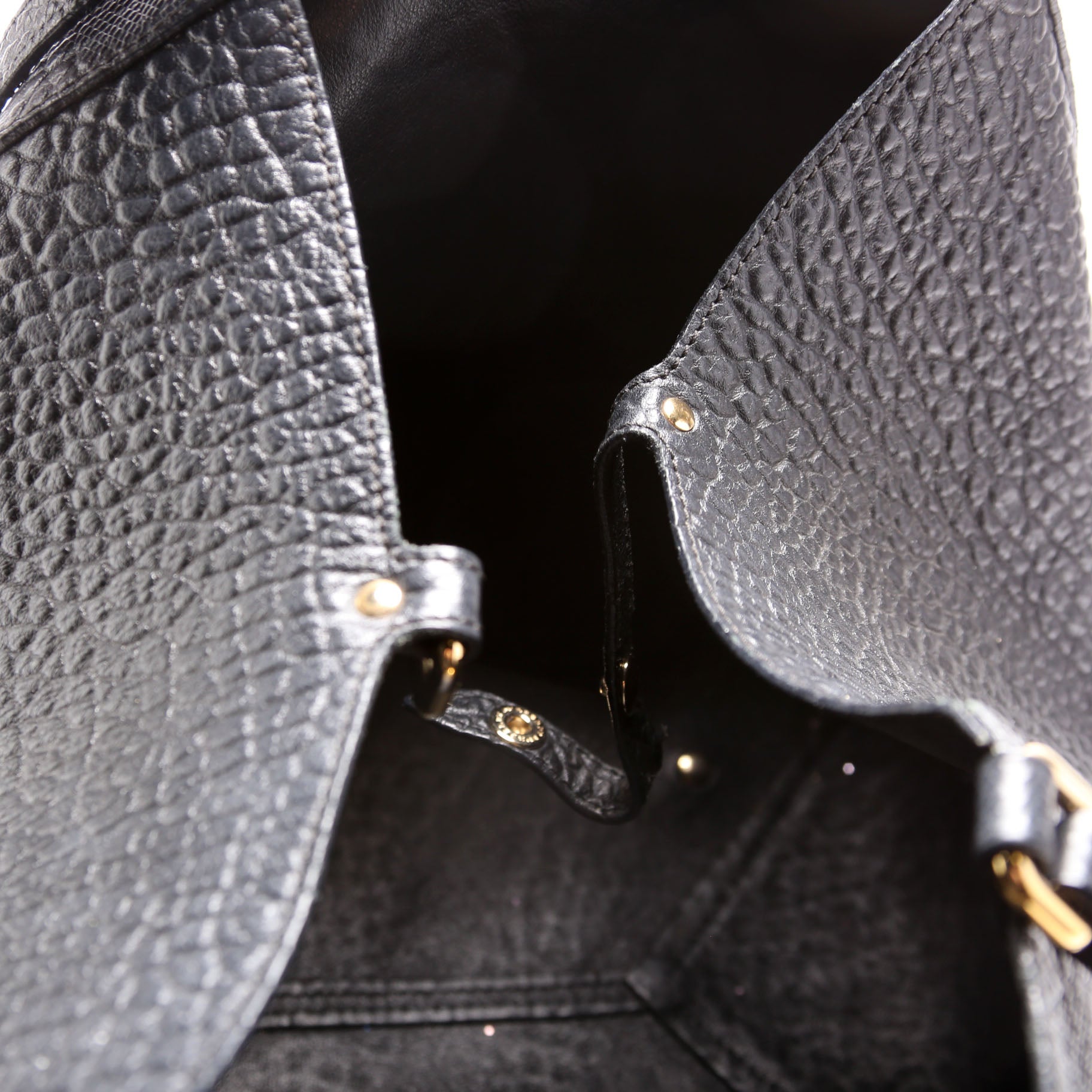 Canterbury Small Leather Tote With Pouch 3958883 Black