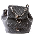 Duma Backpack Small Lambskin RFID Black