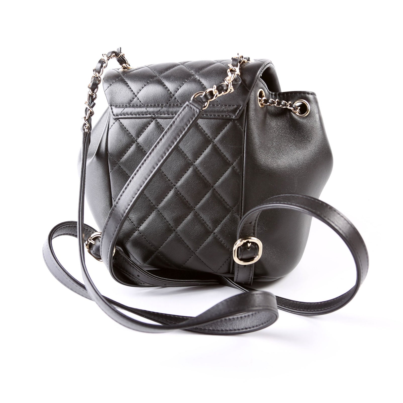 Duma Backpack Small Lambskin RFID Black