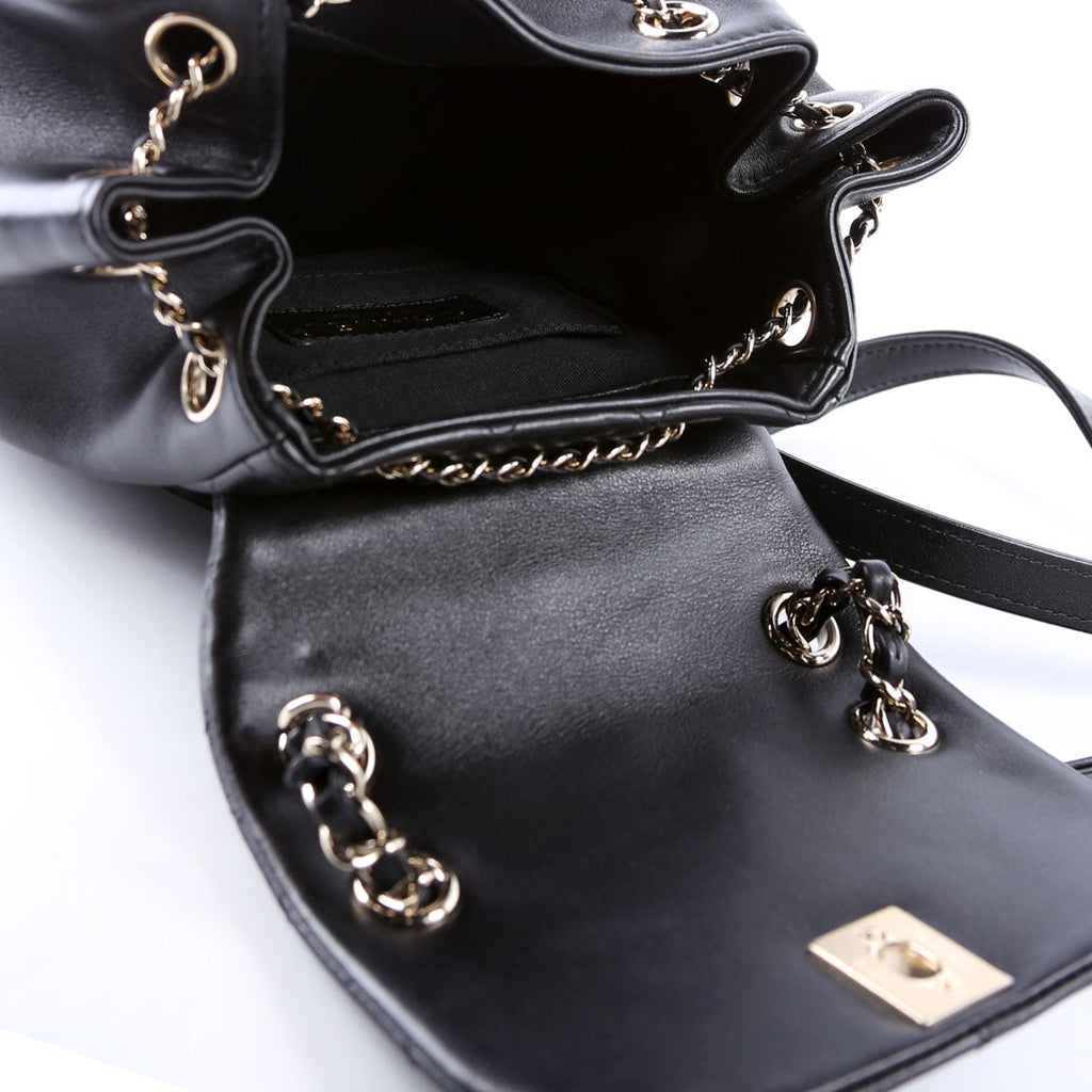 Duma Backpack Small Lambskin RFID Black