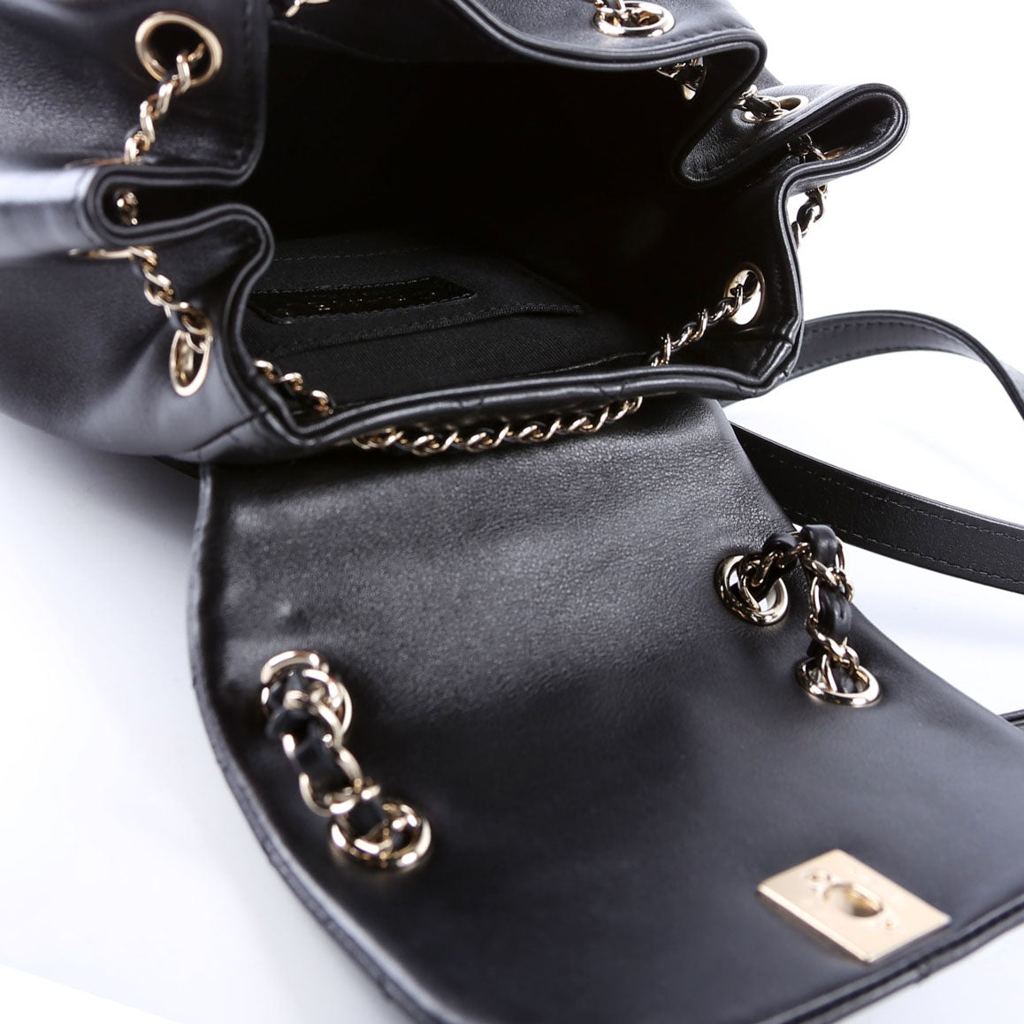 Duma Backpack Small Lambskin RFID Black