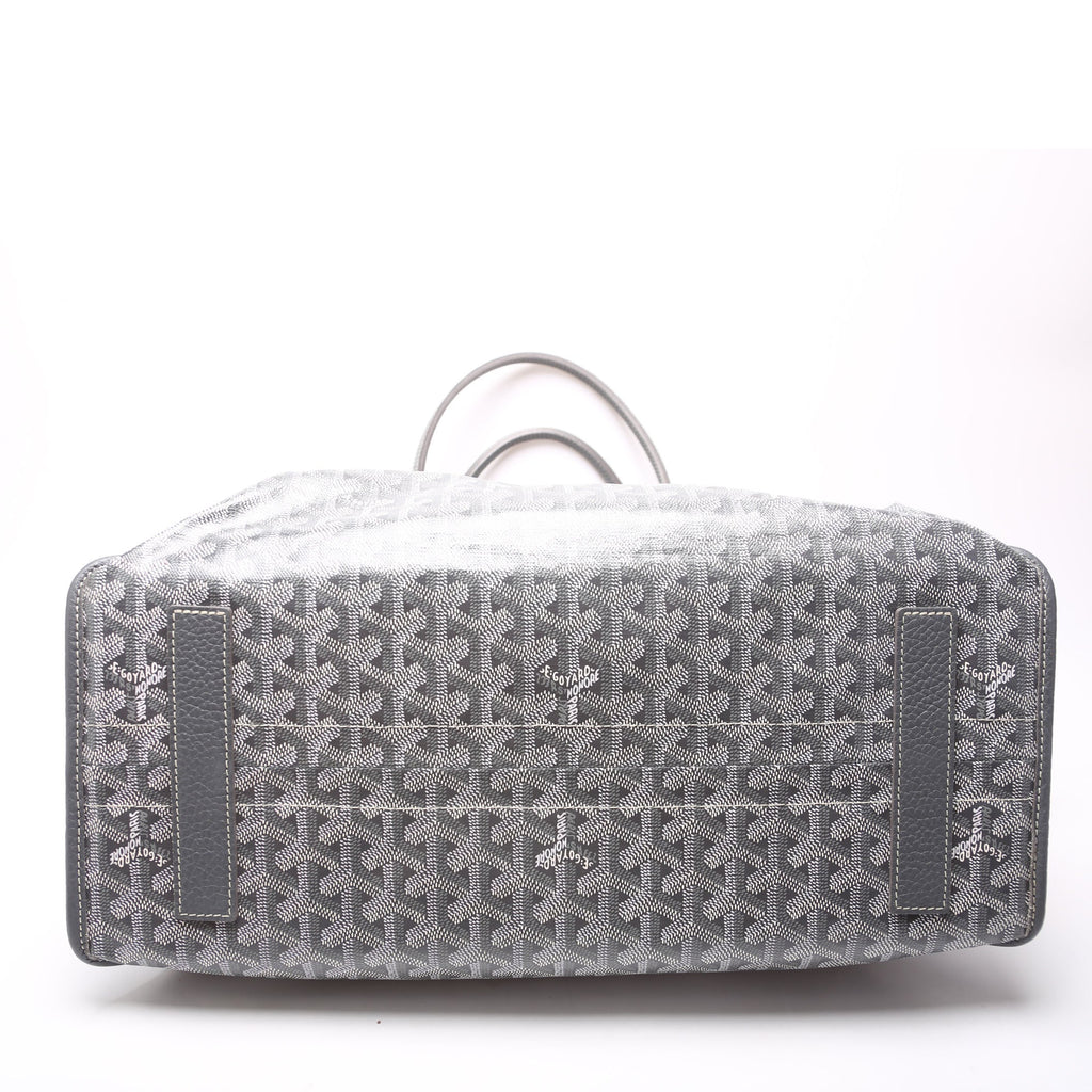 Sac Hardy PM W/Pouch Pet Carrier Goyardine Canvas Grey