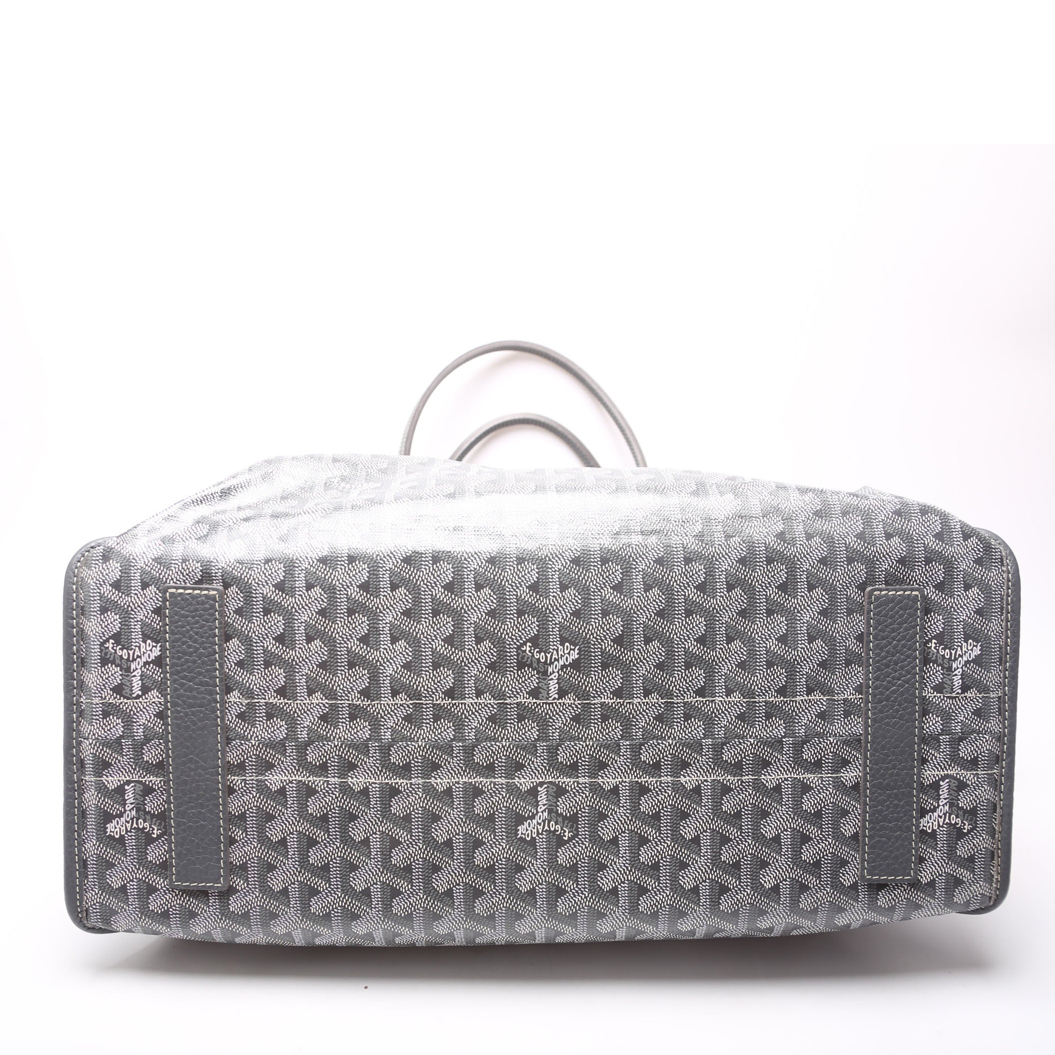 Sac Hardy PM W/Pouch Pet Carrier Goyardine Canvas Grey