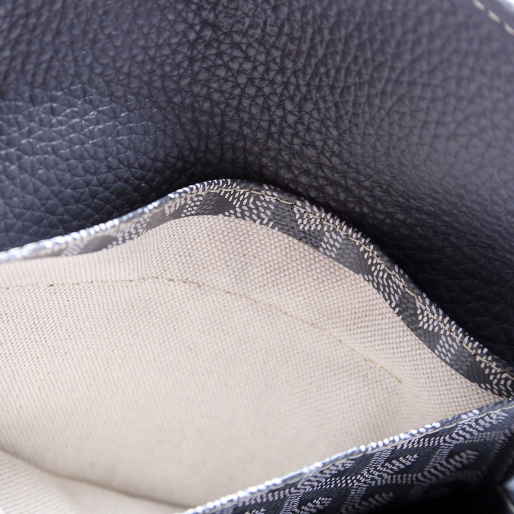 Sac Hardy PM W/Pouch Pet Carrier Goyardine Canvas Grey