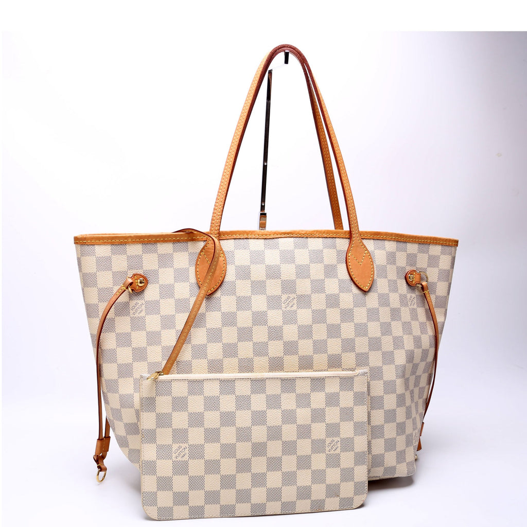 Neverfull W/Wallet MM Damier Azur