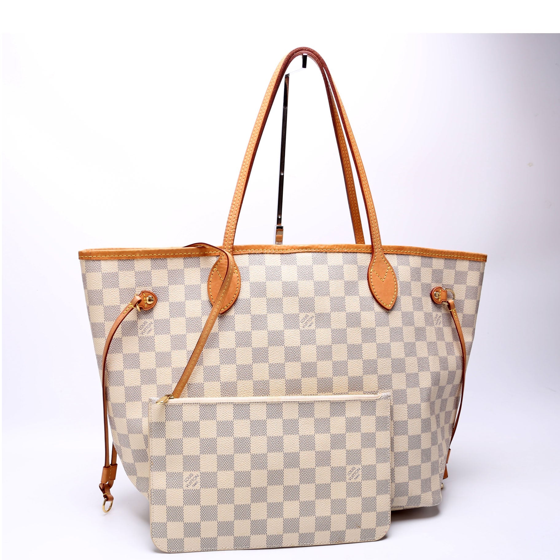 Neverfull W/Wallet MM Damier Azur