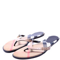 House Check T-Strap Sandals Size 40 Tan
