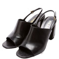 Slingback Mules Vitello Lux Size 39 Black