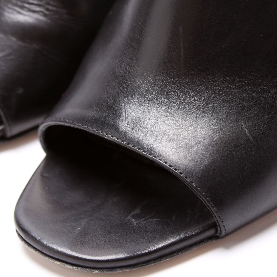 Slingback Mules Vitello Lux Size 39 Black