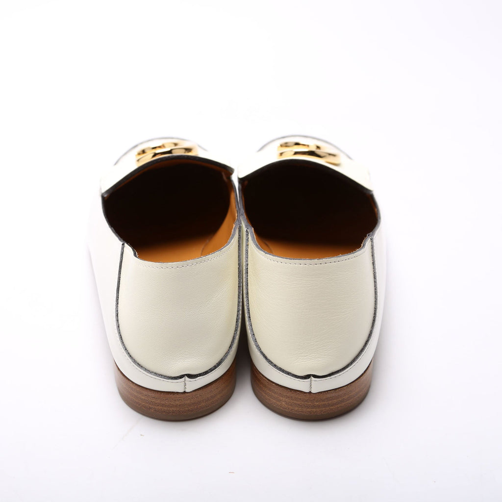 C Logo Loafers Size 39.5 White