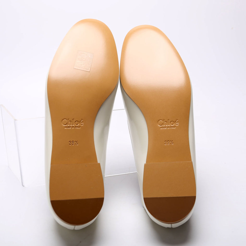 C Logo Loafers Size 39.5 White