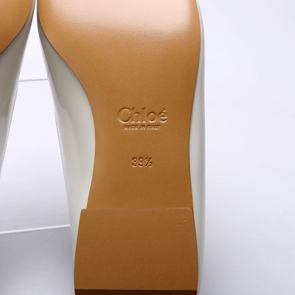 C Logo Loafers Size 39.5 White