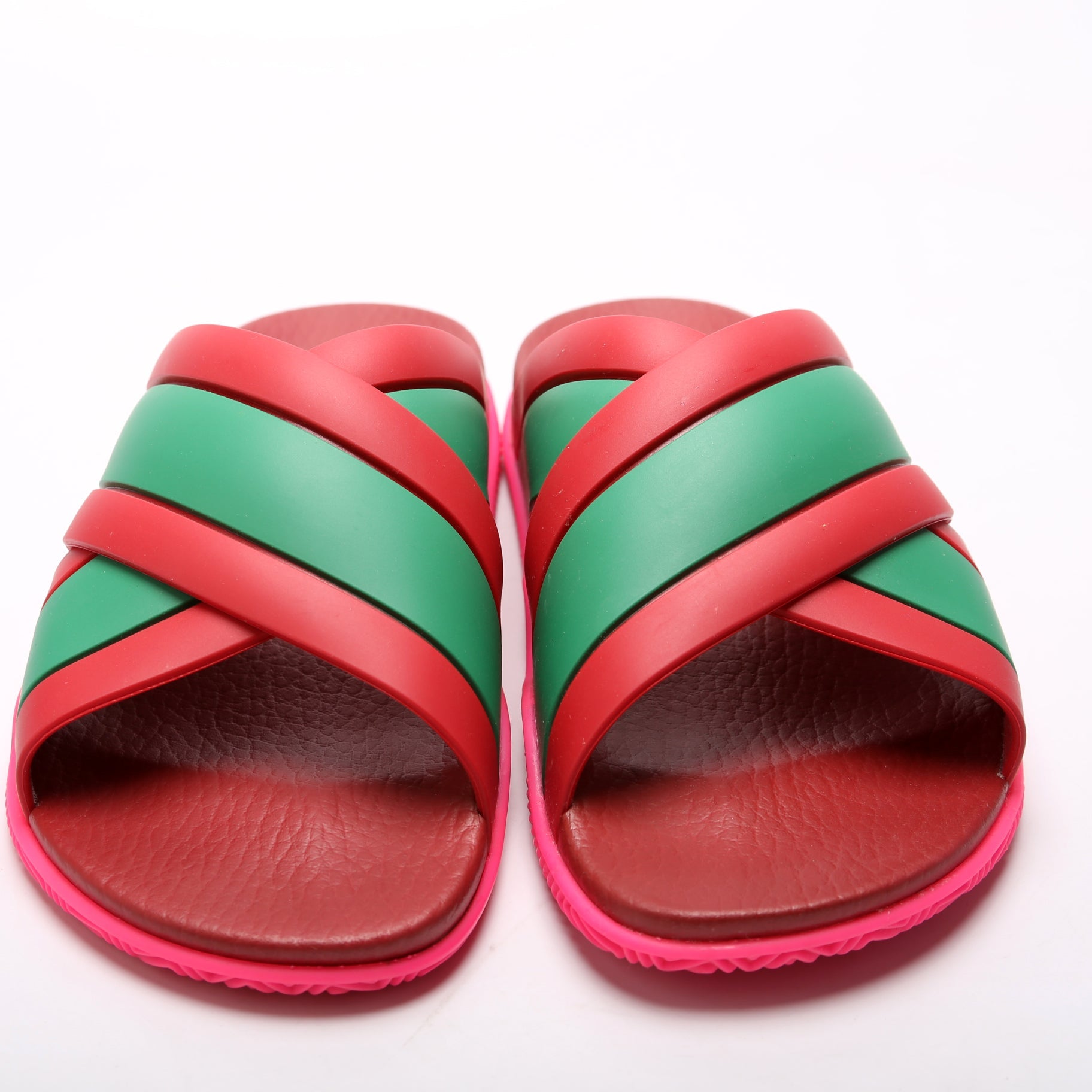 Web Rubber Slides Size 35 Red/Green