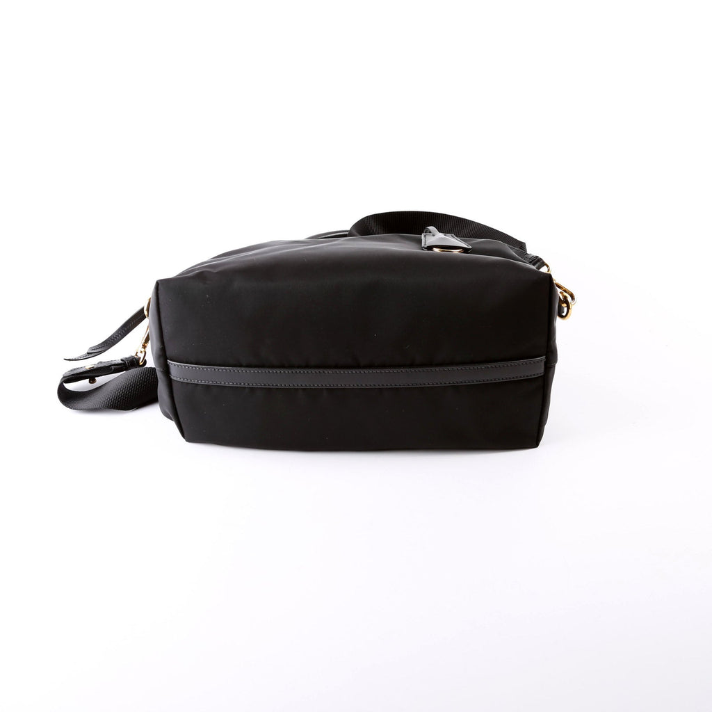 1BA104 Nylon Satchel Black