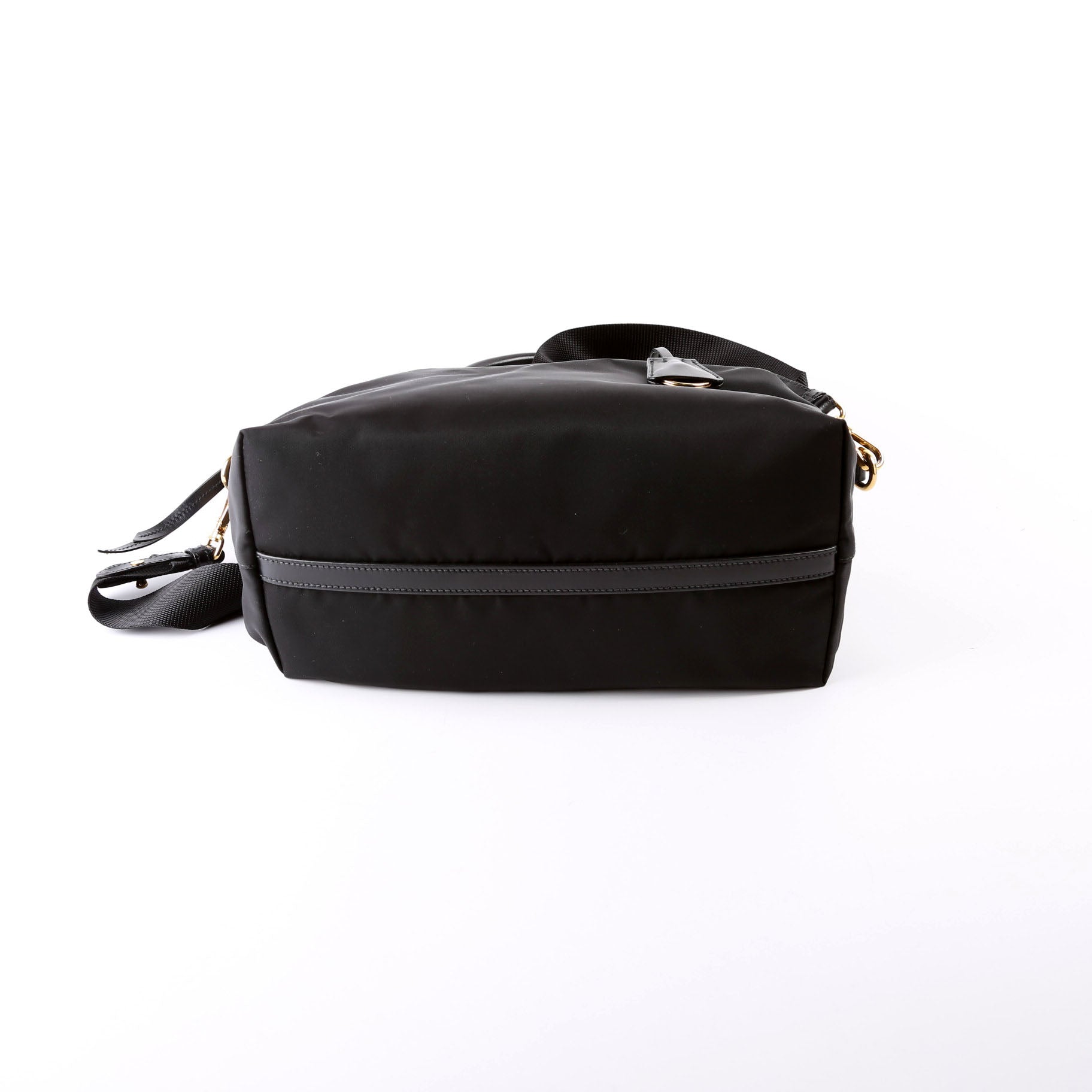 1BA104 Nylon Satchel Black