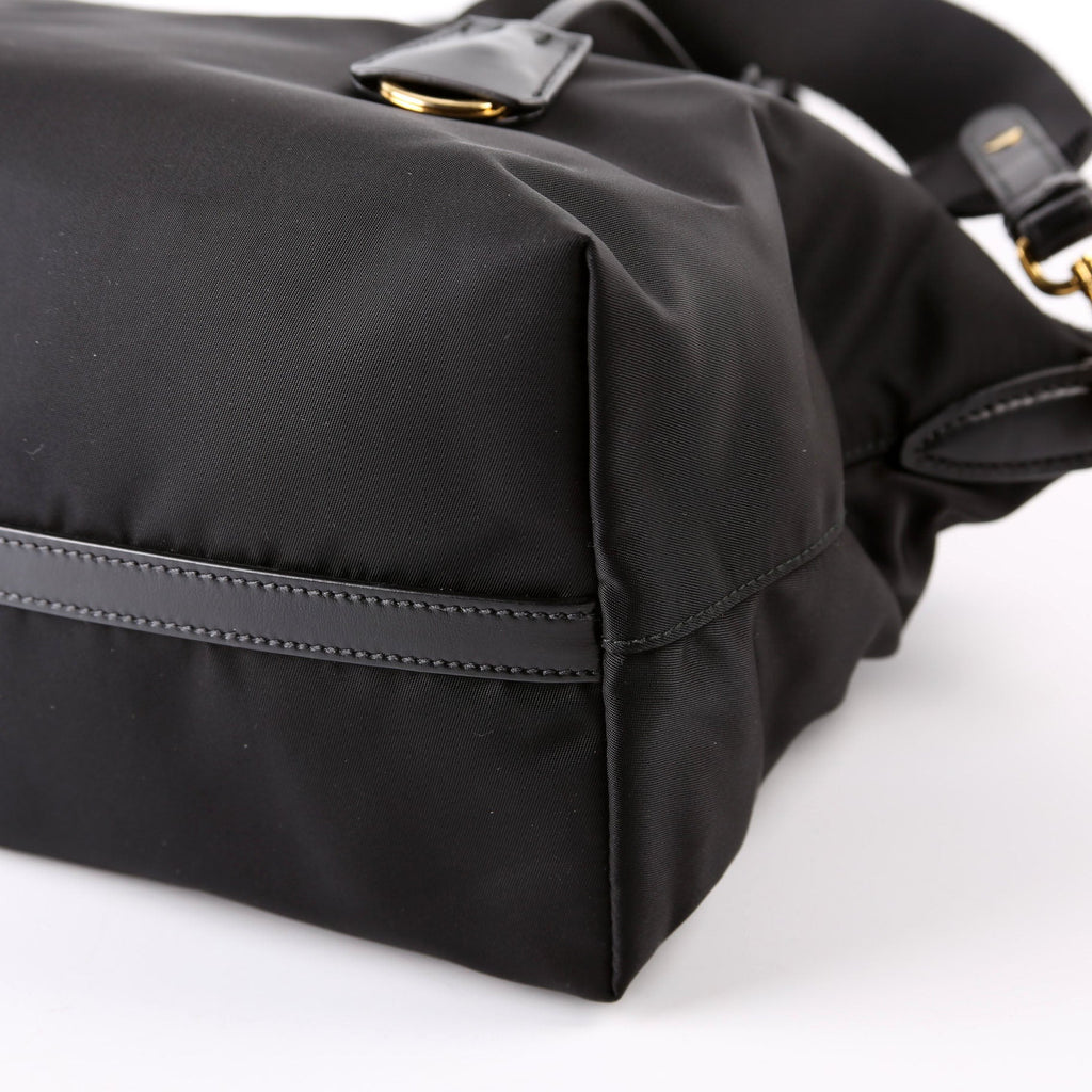 1BA104 Nylon Satchel Black