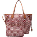 Neverfull With Wallet MM Since 1854 Jacquard Burgundy