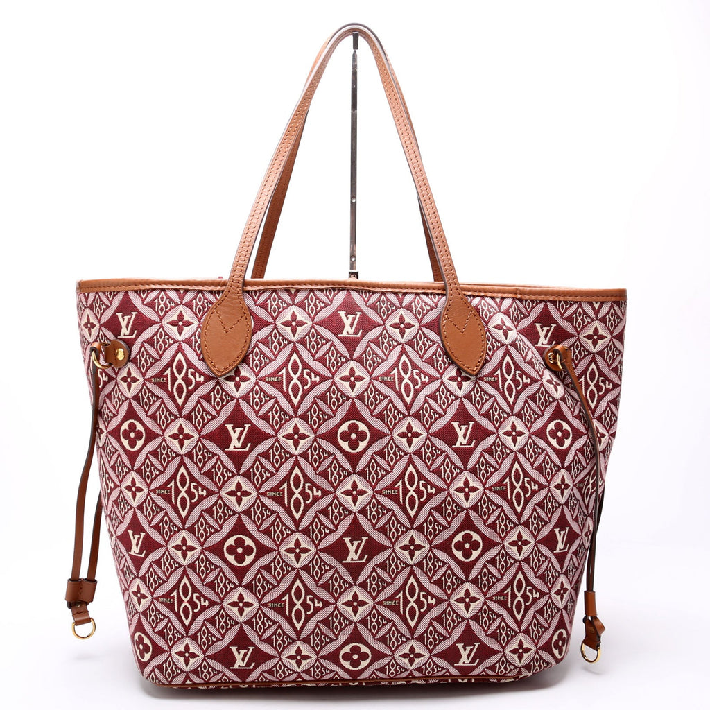 Neverfull With Wallet MM Since 1854 Jacquard Burgundy