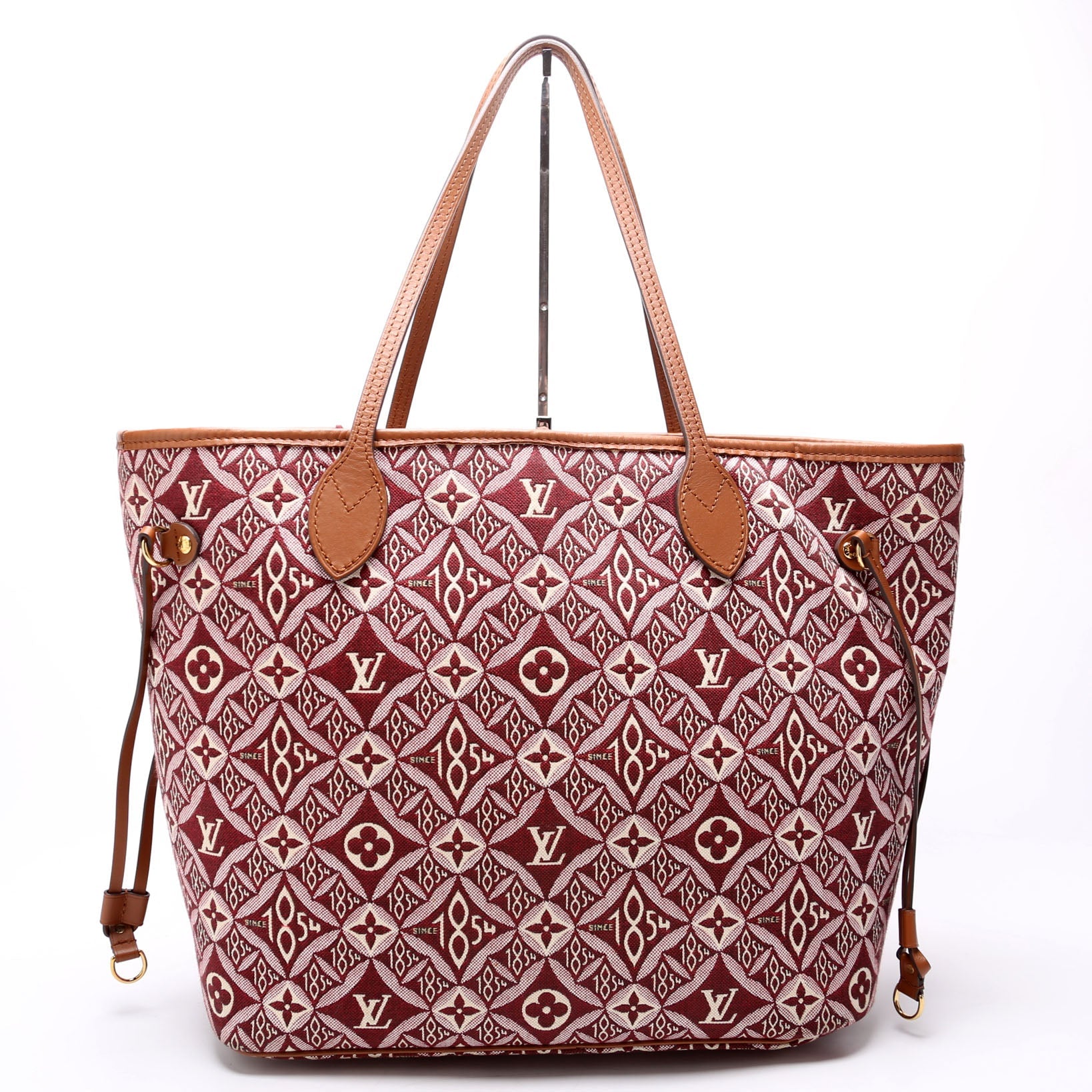 Neverfull With Wallet MM Since 1854 Jacquard Burgundy