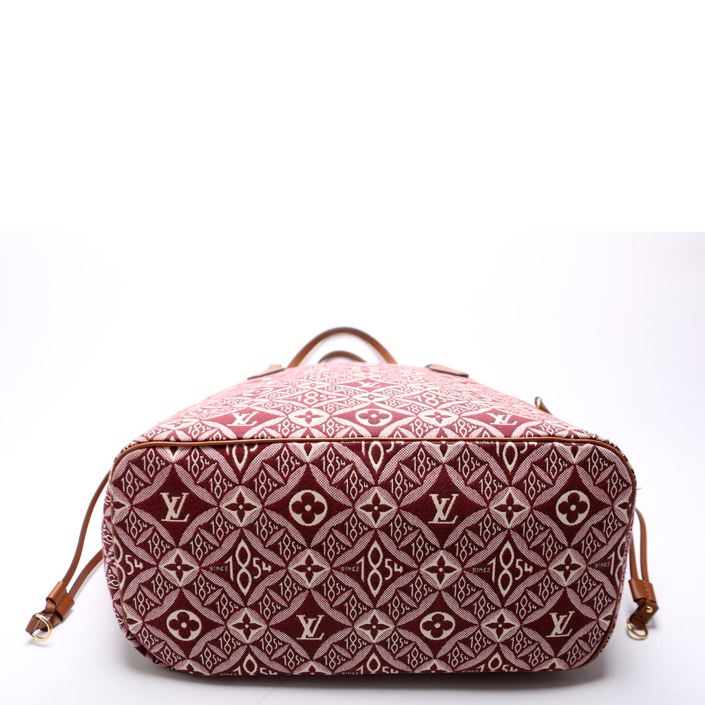 Neverfull With Wallet MM Since 1854 Jacquard Burgundy