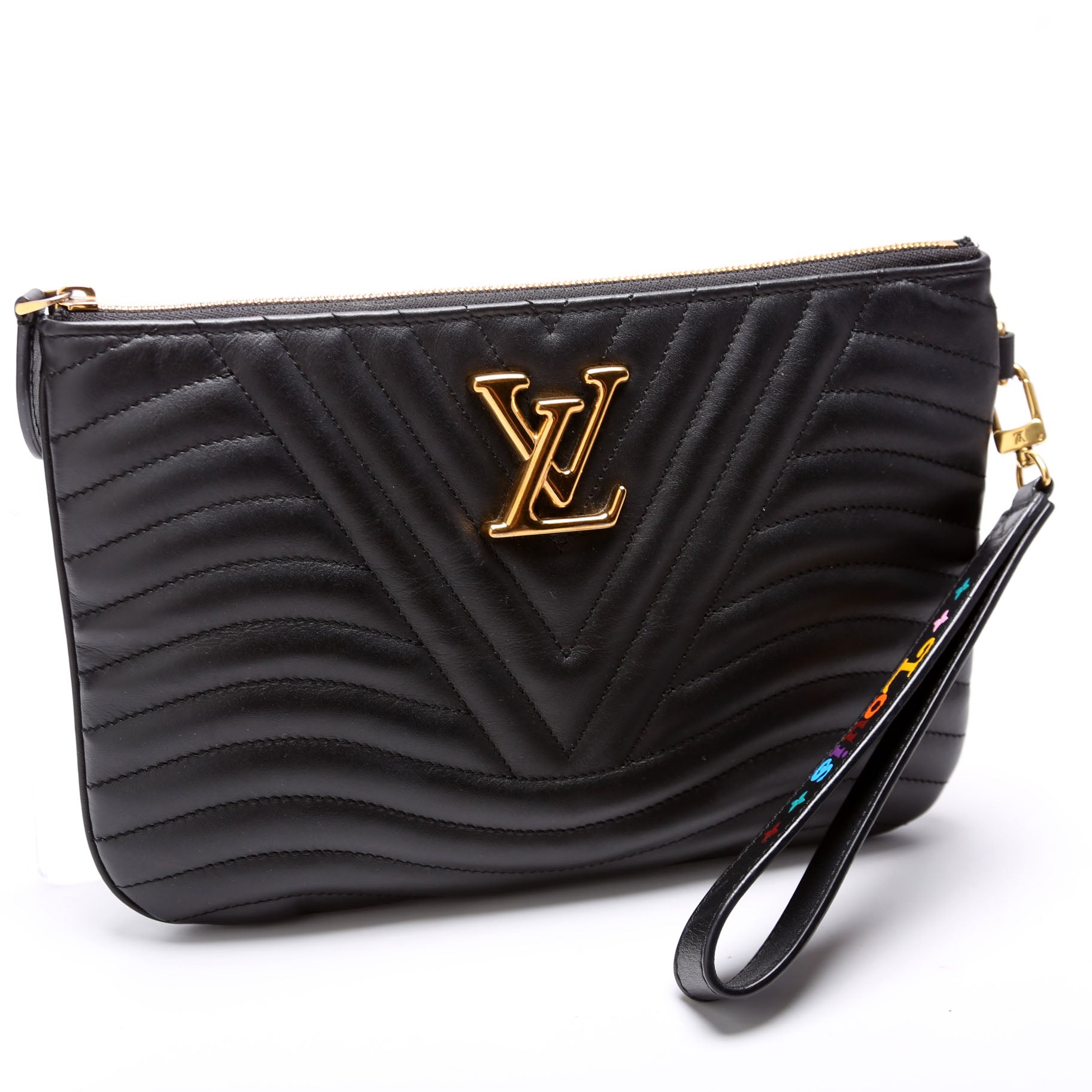 New Wave Zip Pochette Black