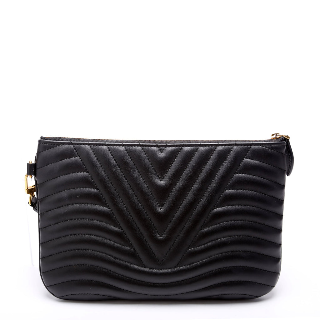 New Wave Zip Pochette Black