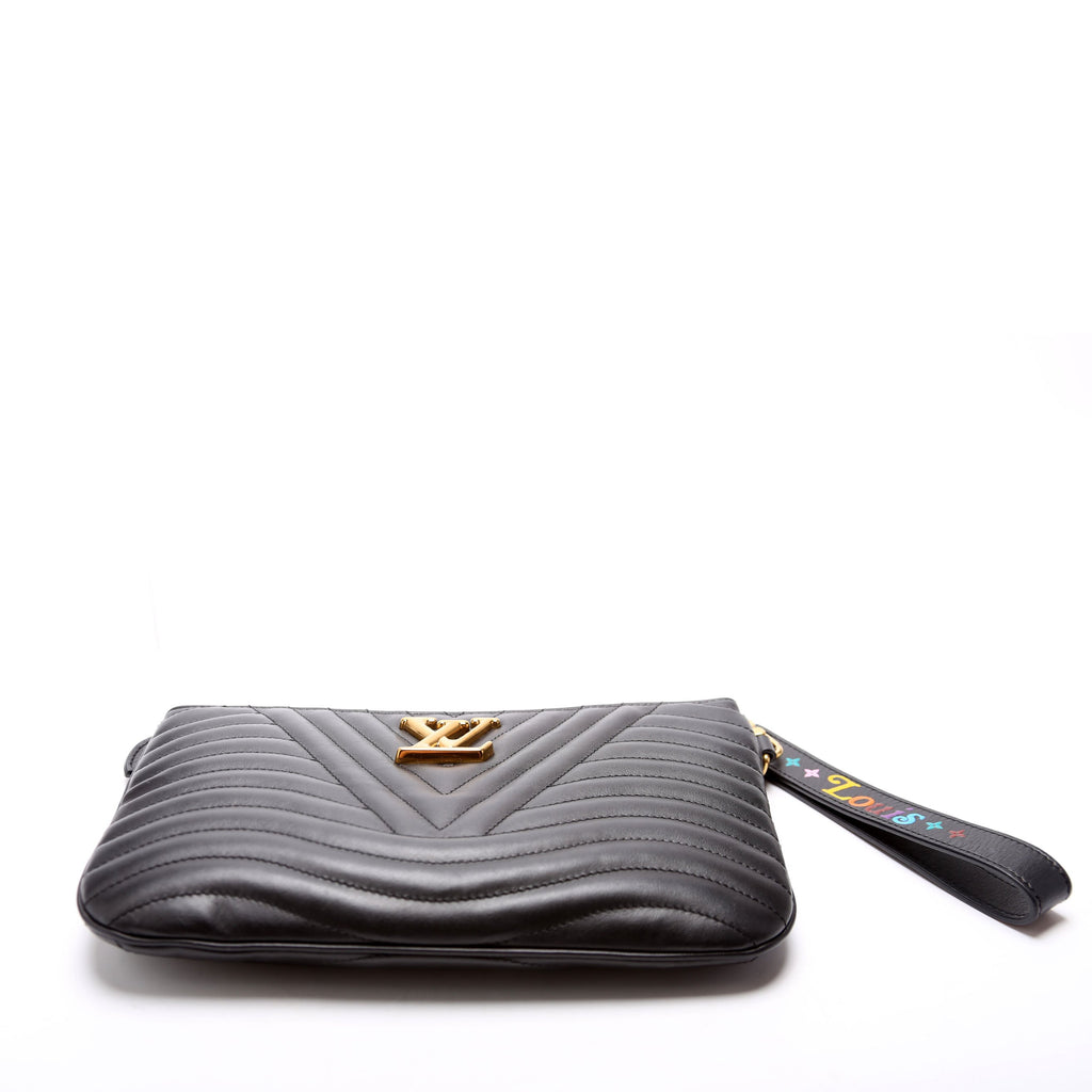 New Wave Zip Pochette Black