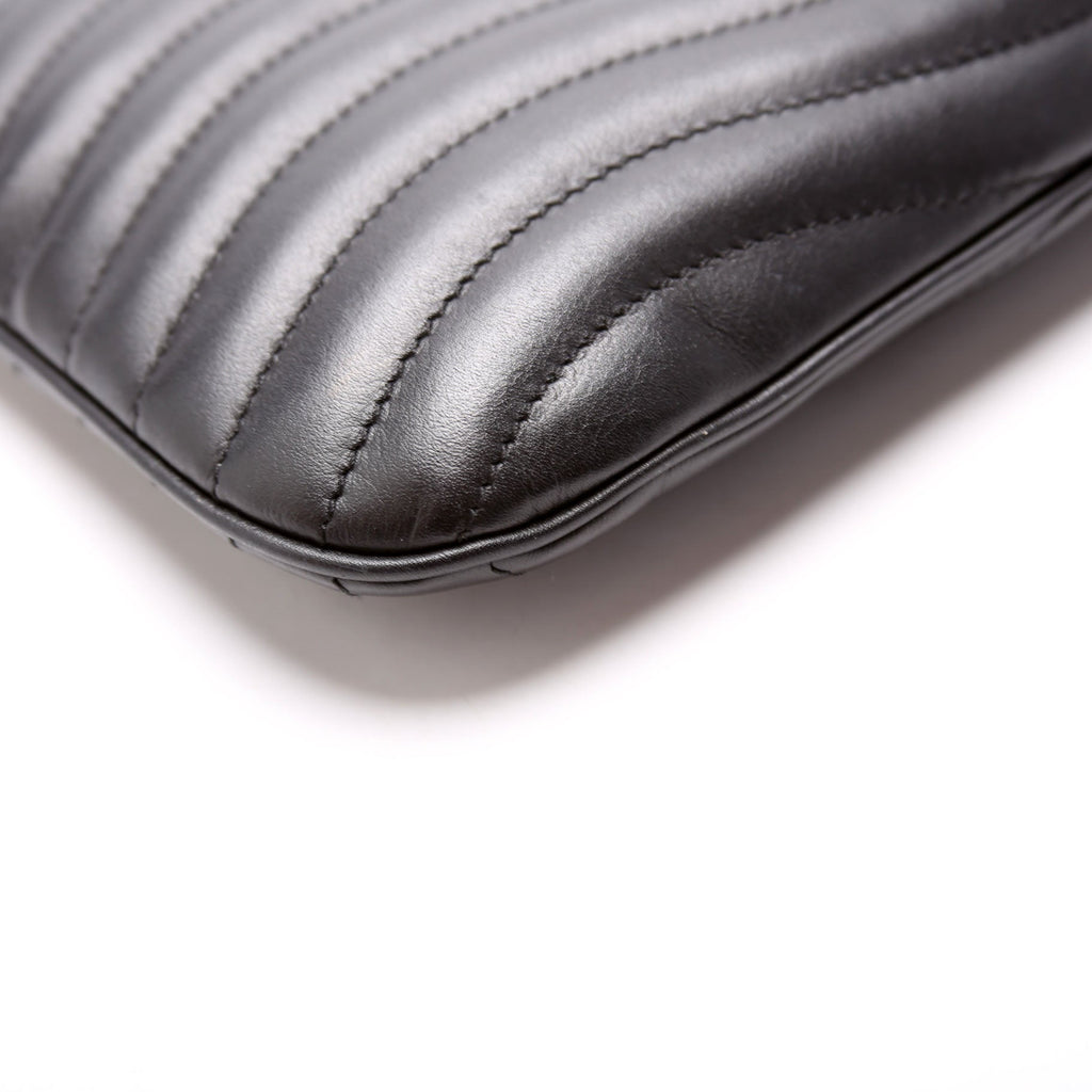New Wave Zip Pochette Black