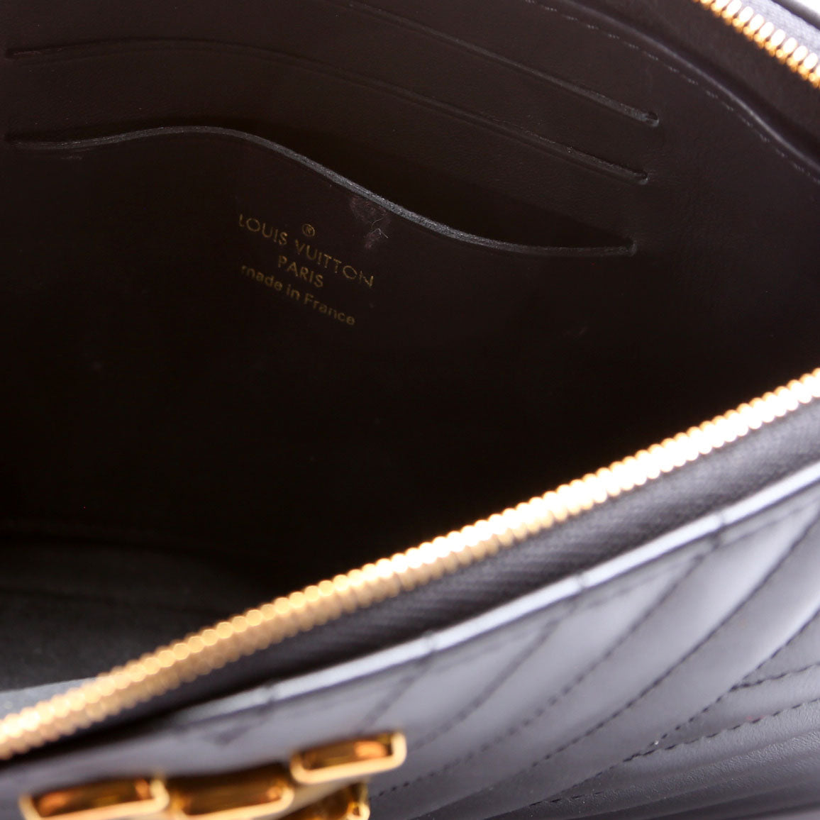 New Wave Zip Pochette Black